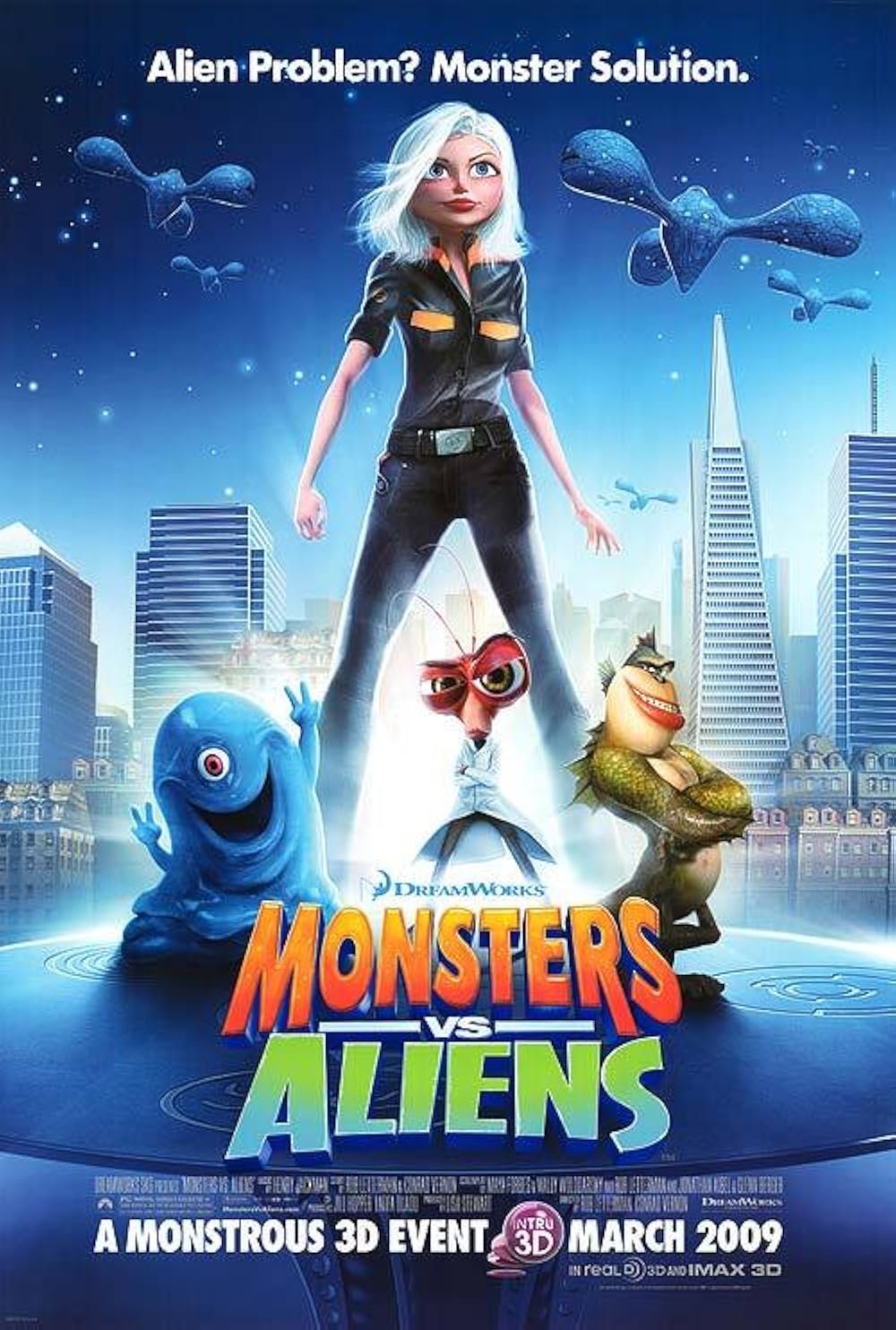 Dream Works Monsters Vs Aliens
